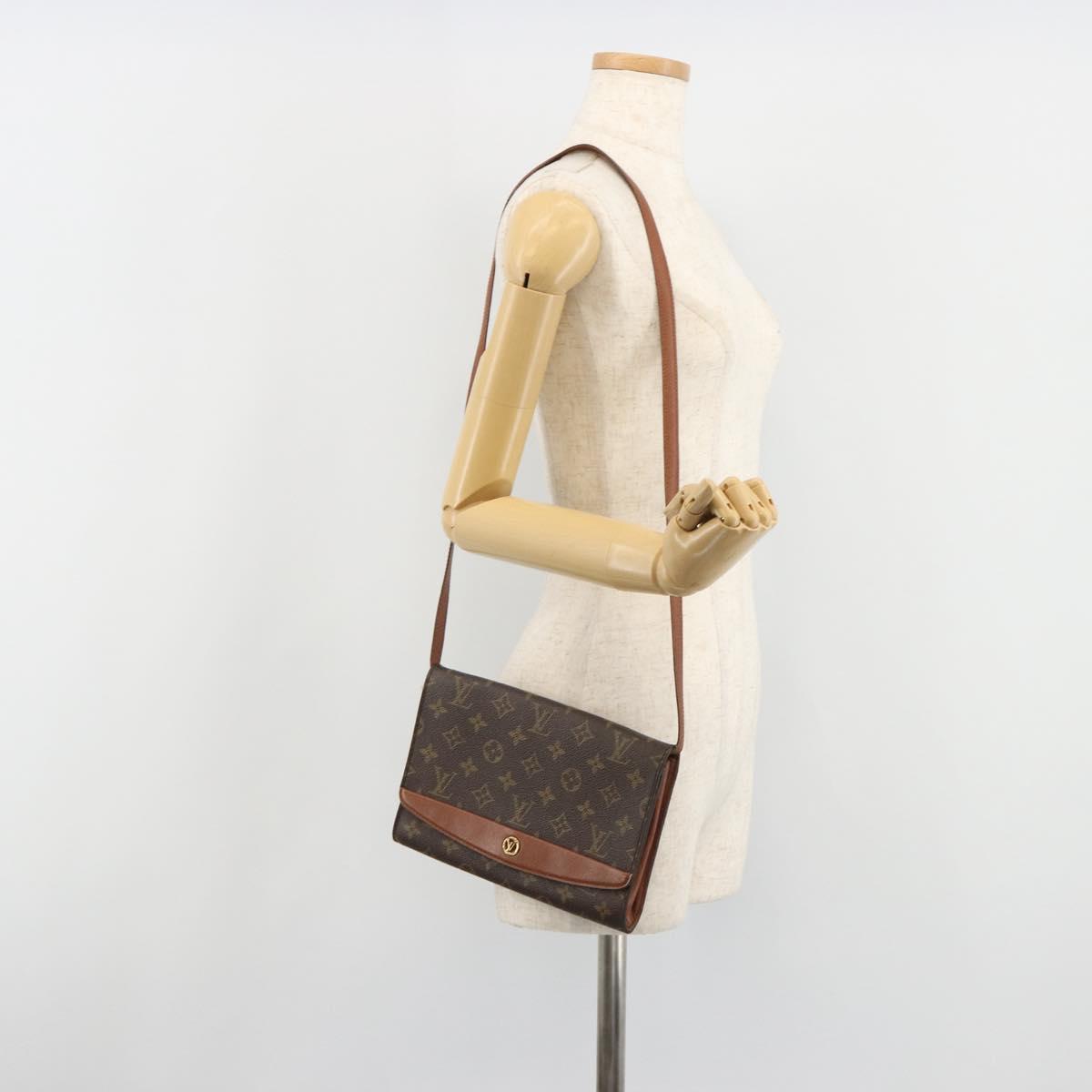 LOUIS VUITTON Monogram Bordeaux 24 Shoulder Bag M51798 LV Auth 188322