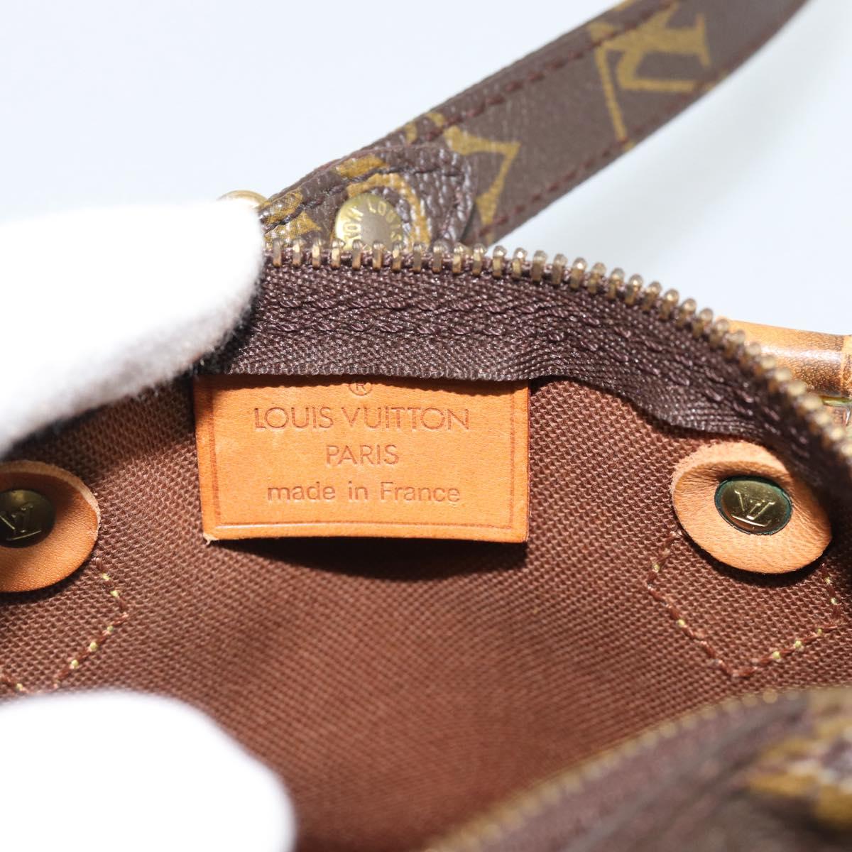 LOUIS VUITTON Monogram Mini Speedy Hand Bag M41534 LV Auth 188326