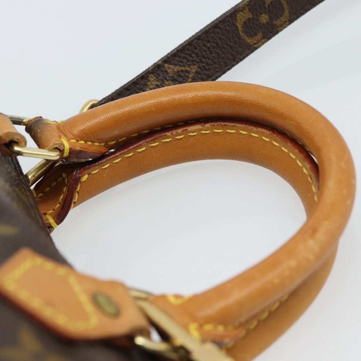 LOUIS VUITTON Monogram Mini Speedy Hand Bag M41534 LV Auth 188326