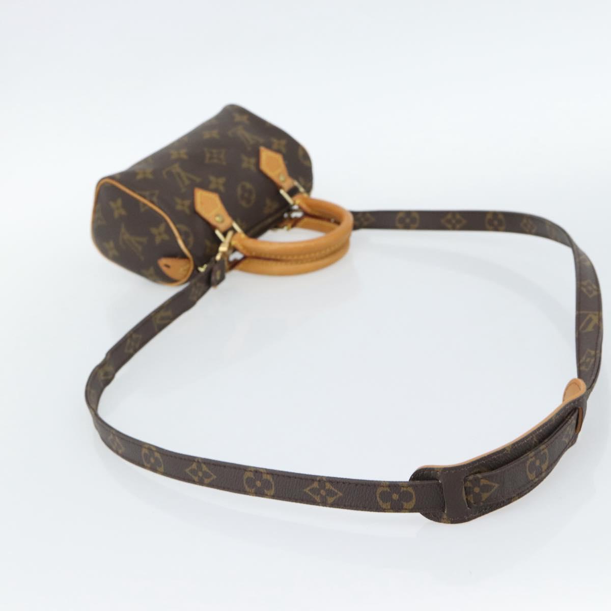 LOUIS VUITTON Monogram Mini Speedy Hand Bag M41534 LV Auth 188326