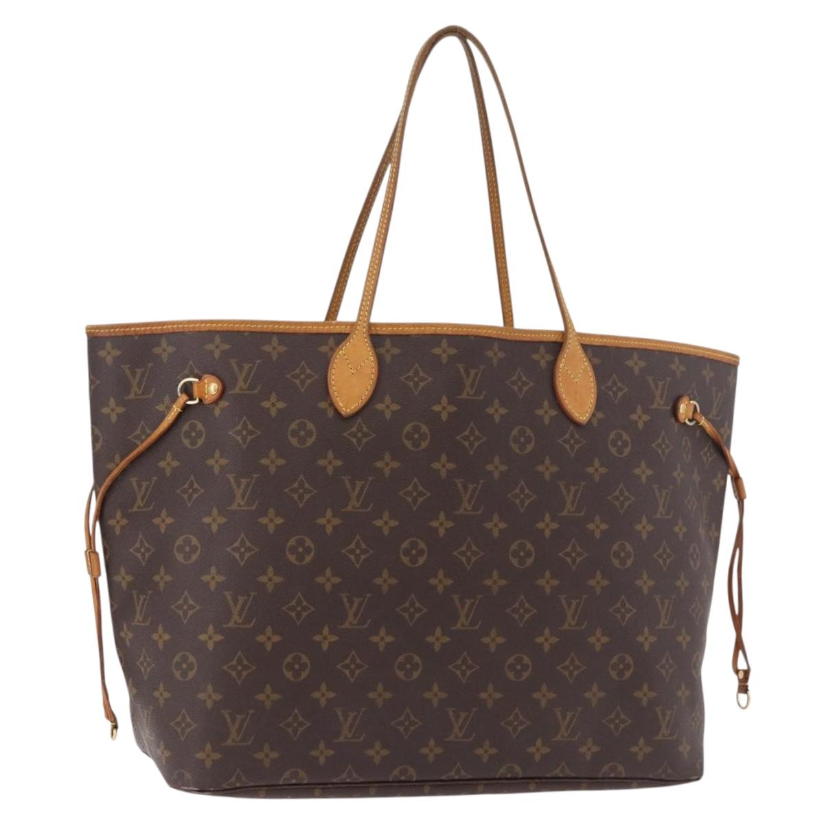 LOUIS VUITTON Monogram Neverfull GM Tote Bag M40157 LV Auth 188327