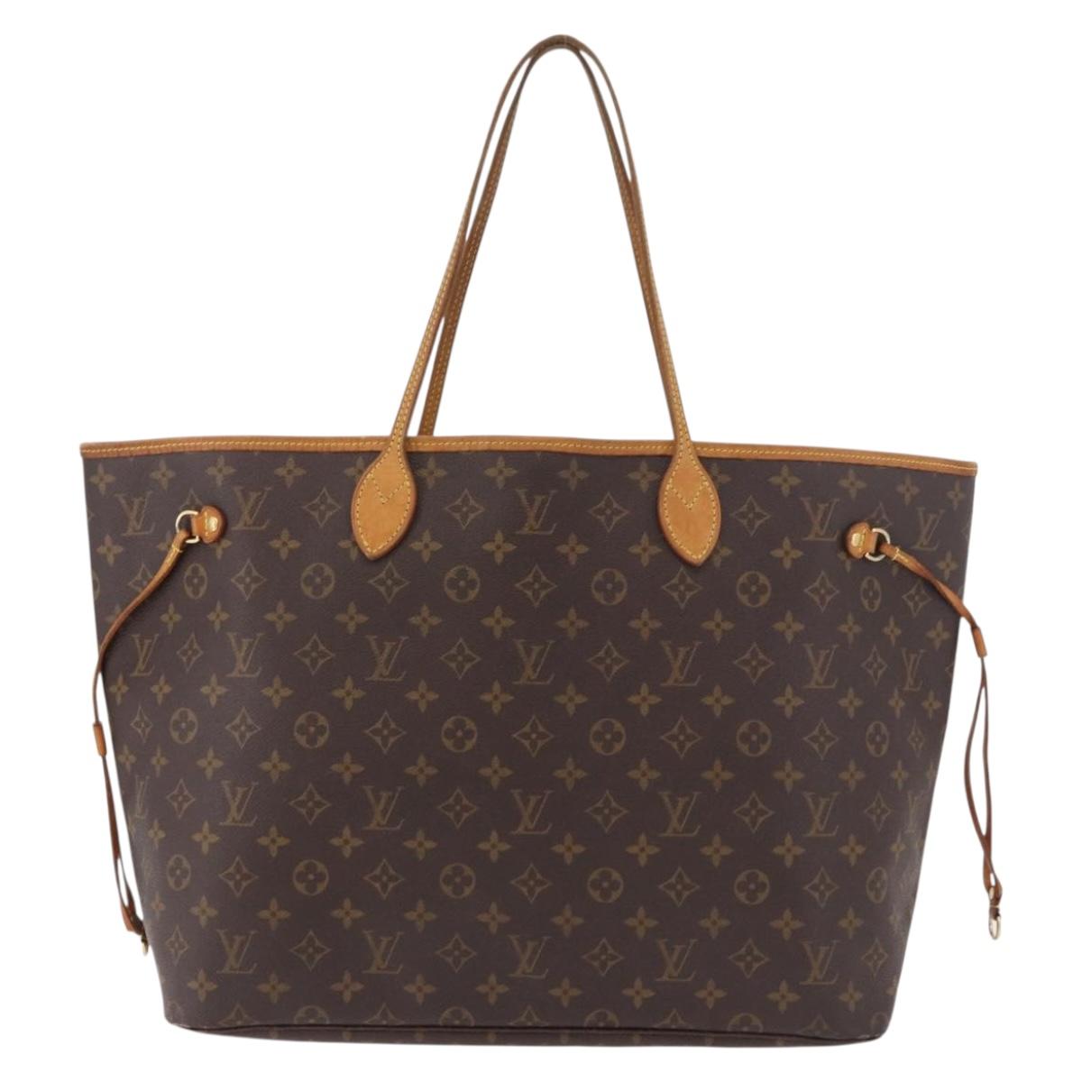 LOUIS VUITTON Monogram Neverfull GM Tote Bag M40157 LV Auth 188327