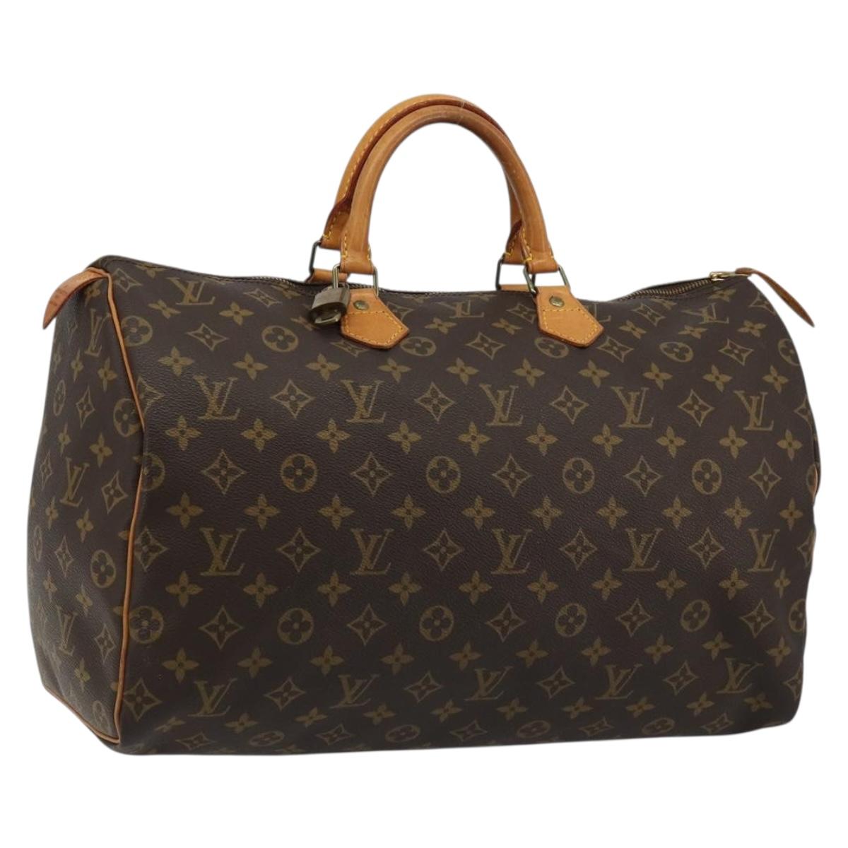 LOUIS VUITTON Monogram Speedy 40 Hand Bag M41522 LV Auth 188331SAV