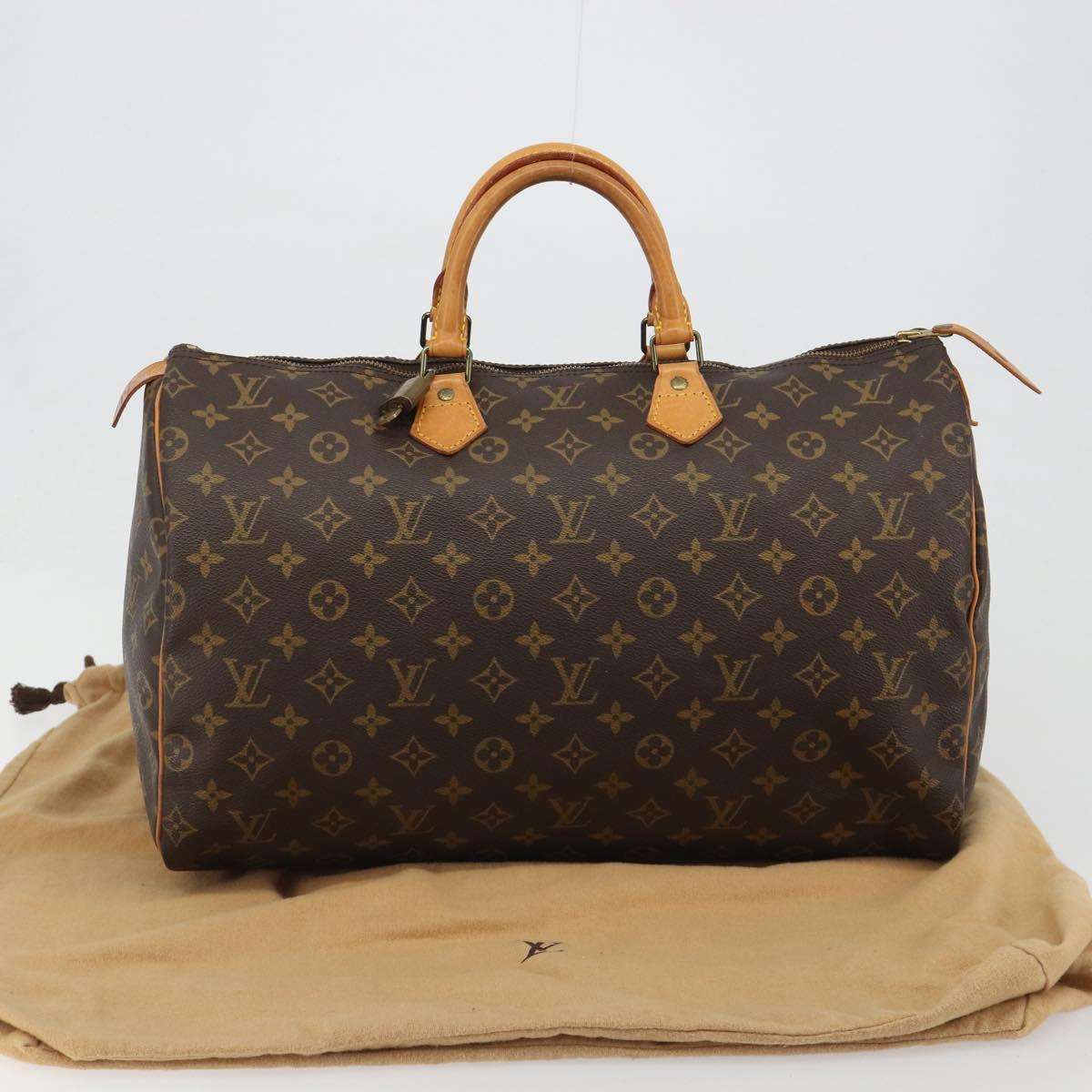 LOUIS VUITTON Monogram Speedy 40 Hand Bag M41522 LV Auth 188331SAV