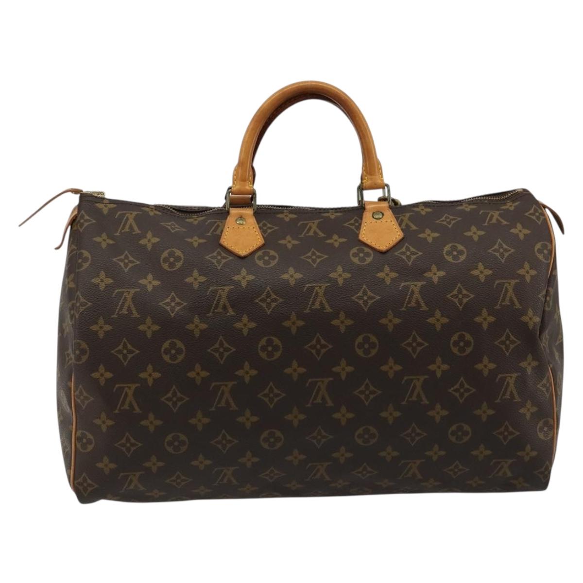 LOUIS VUITTON Monogram Speedy 40 Hand Bag M41522 LV Auth 188331SAV
