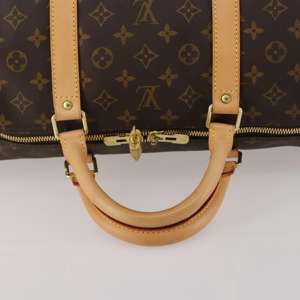 LOUIS VUITTON Monogram Keepall 60 Boston Bag M41422 LV Auth 188333SAV