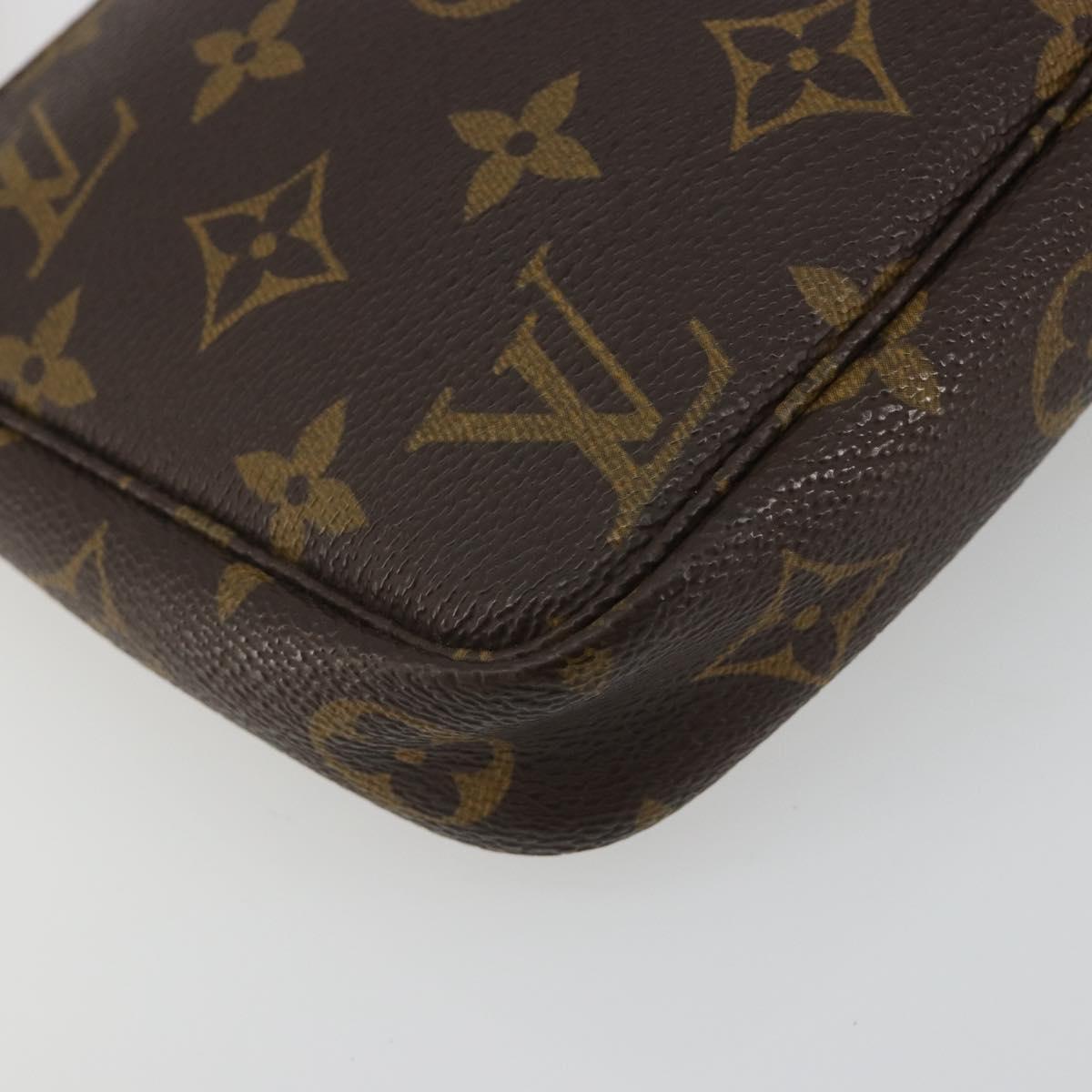 LOUIS VUITTON Monogram Pochette Accessoires Accessory Pouch M51980 Auth 188341