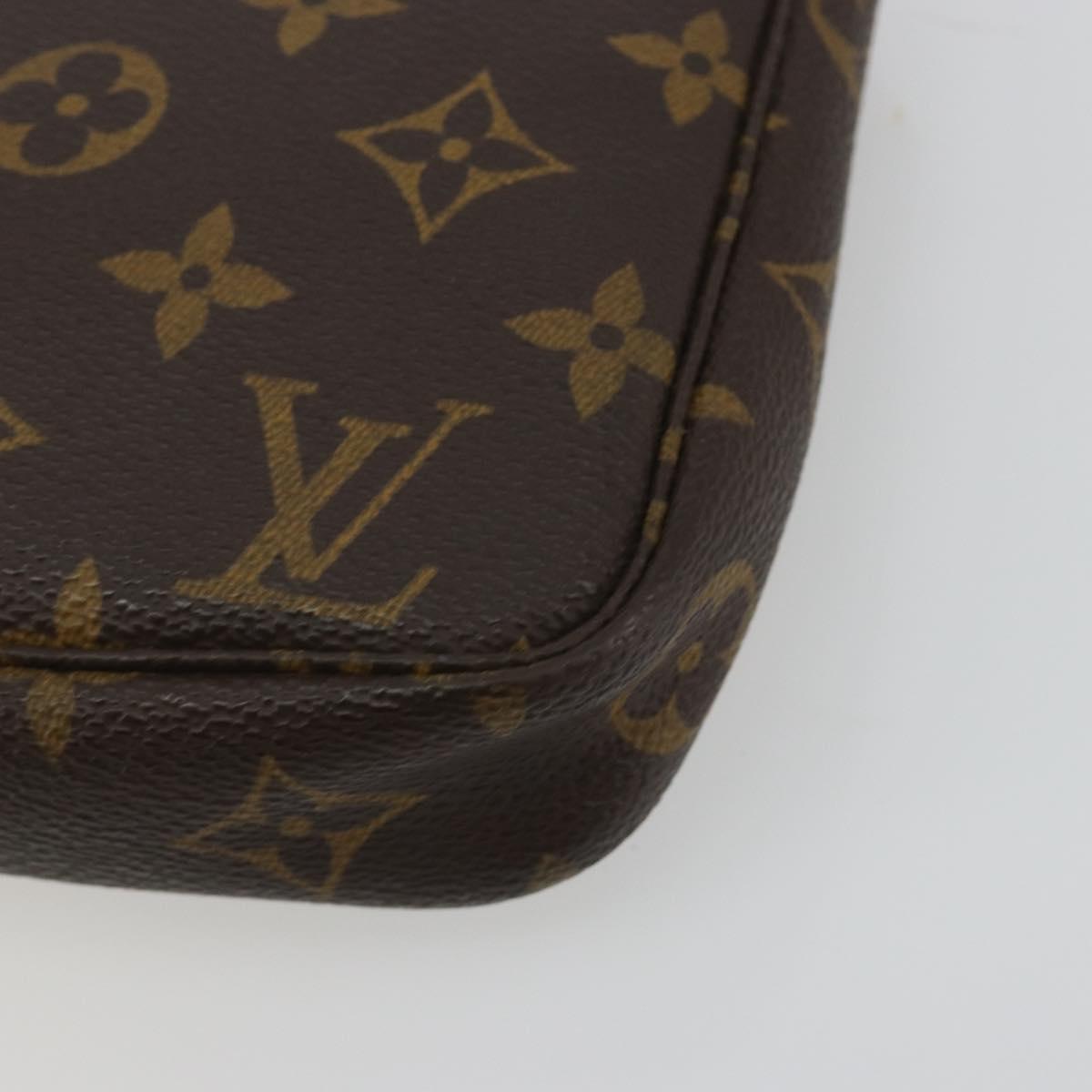 LOUIS VUITTON Monogram Pochette Accessoires Accessory Pouch M51980 Auth 188341