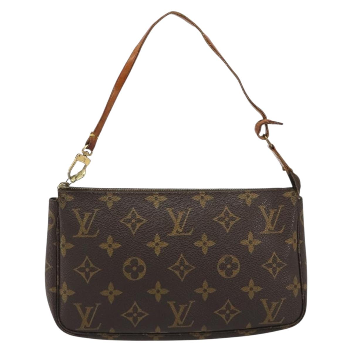 LOUIS VUITTON Monogram Pochette Accessoires Accessory Pouch M51980 Auth 188341