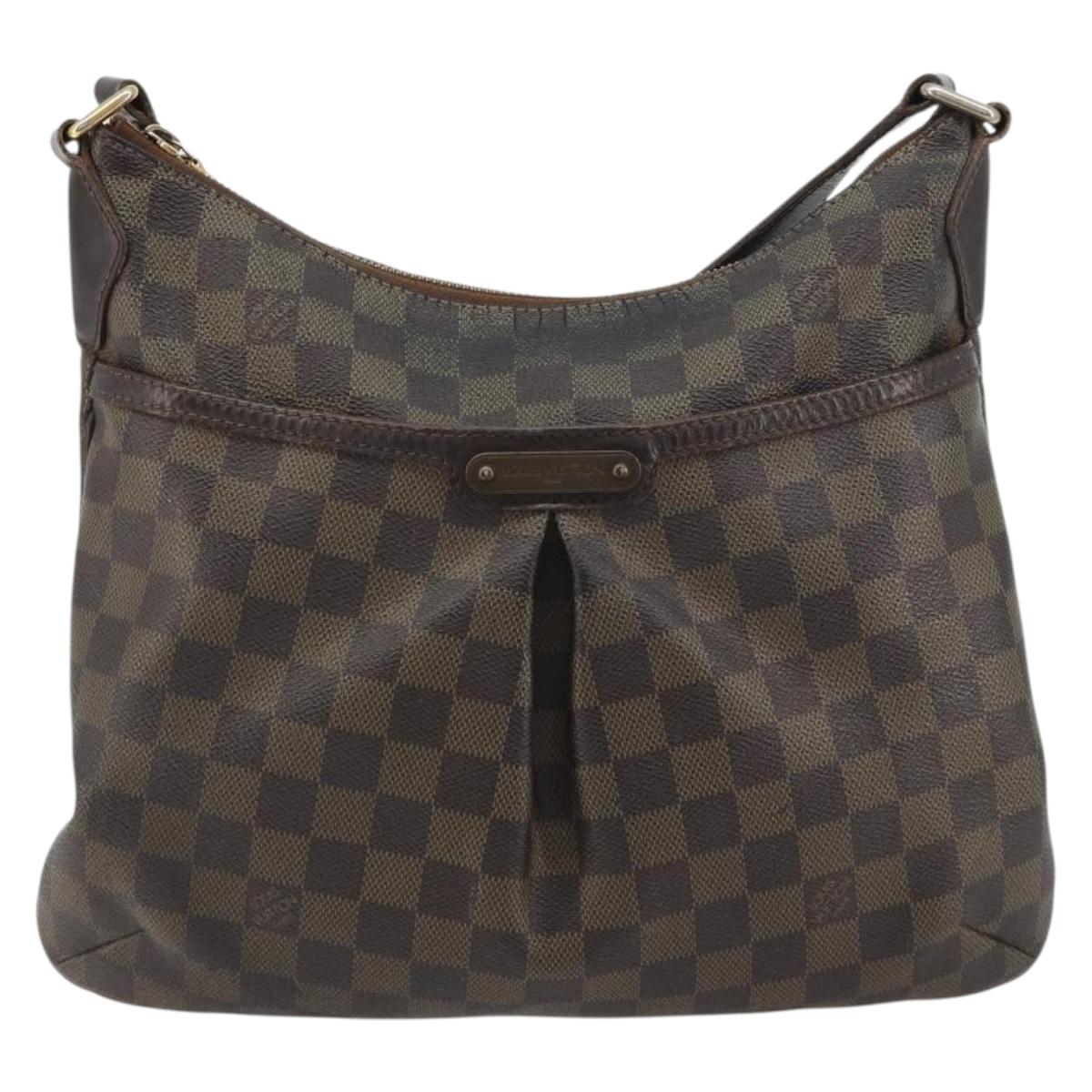 LOUIS VUITTON Damier Ebene Bloomsbury PM Shoulder Bag N42251 LV Auth 188344