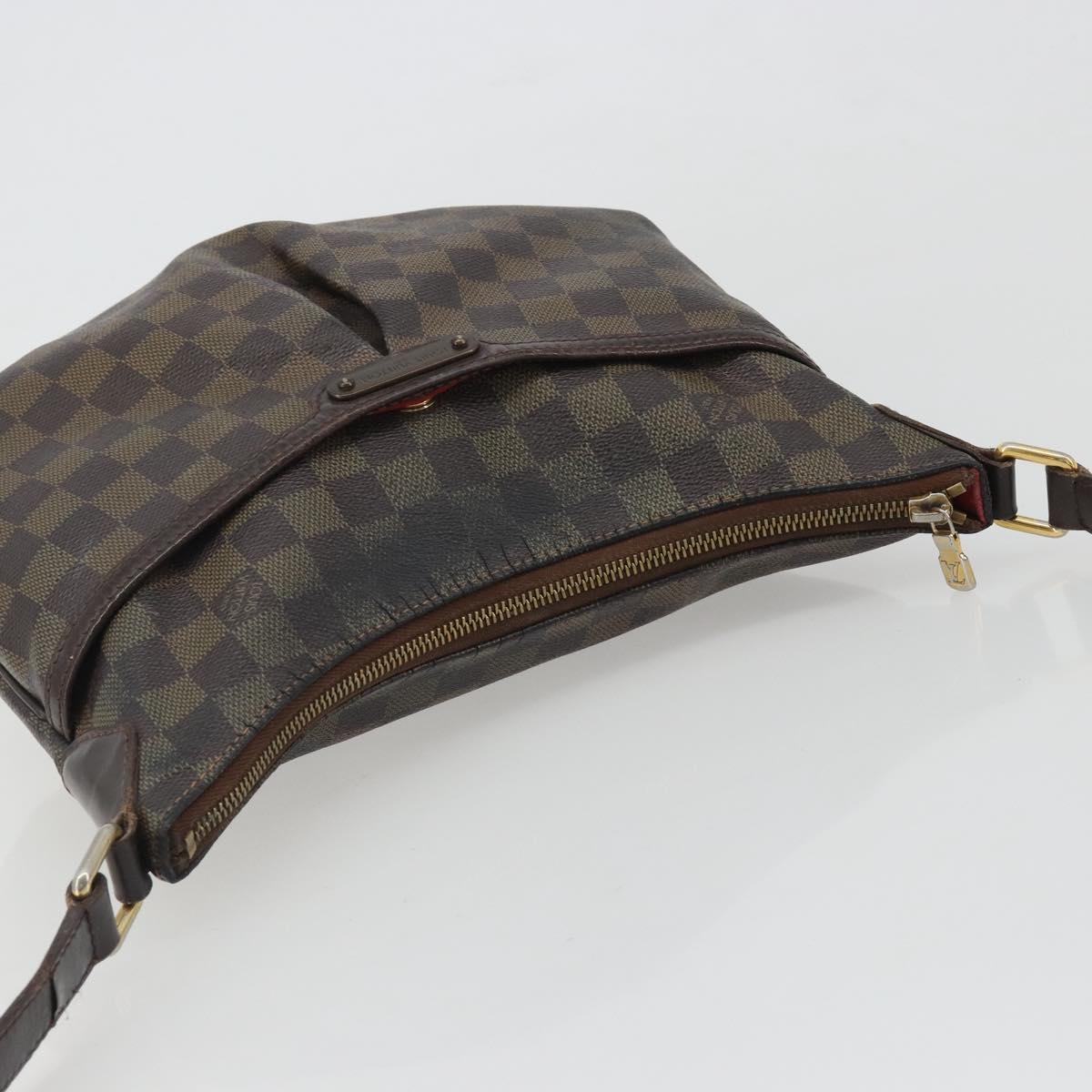 LOUIS VUITTON Damier Ebene Bloomsbury PM Shoulder Bag N42251 LV Auth 188344