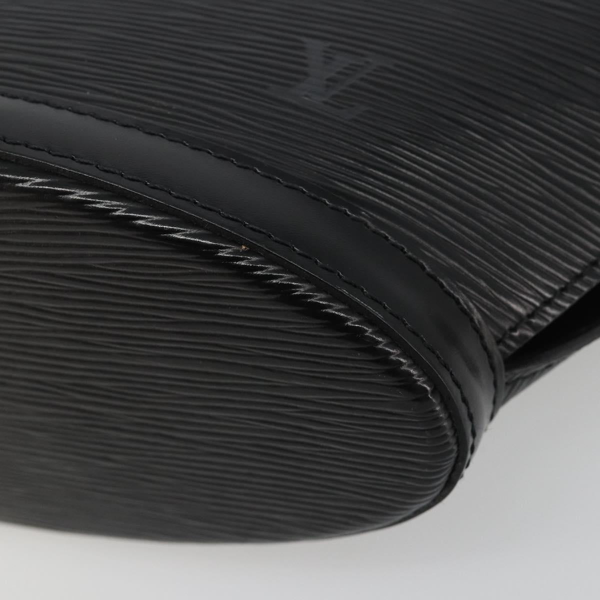 LOUIS VUITTON Epi Saint Jacques Shopping Shoulder Bag Black M52272 Auth 188352