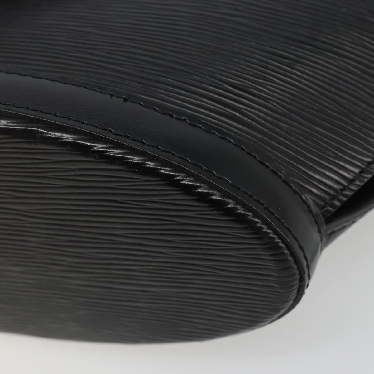 LOUIS VUITTON Epi Saint Jacques Shopping Shoulder Bag Black M52272 Auth 188352