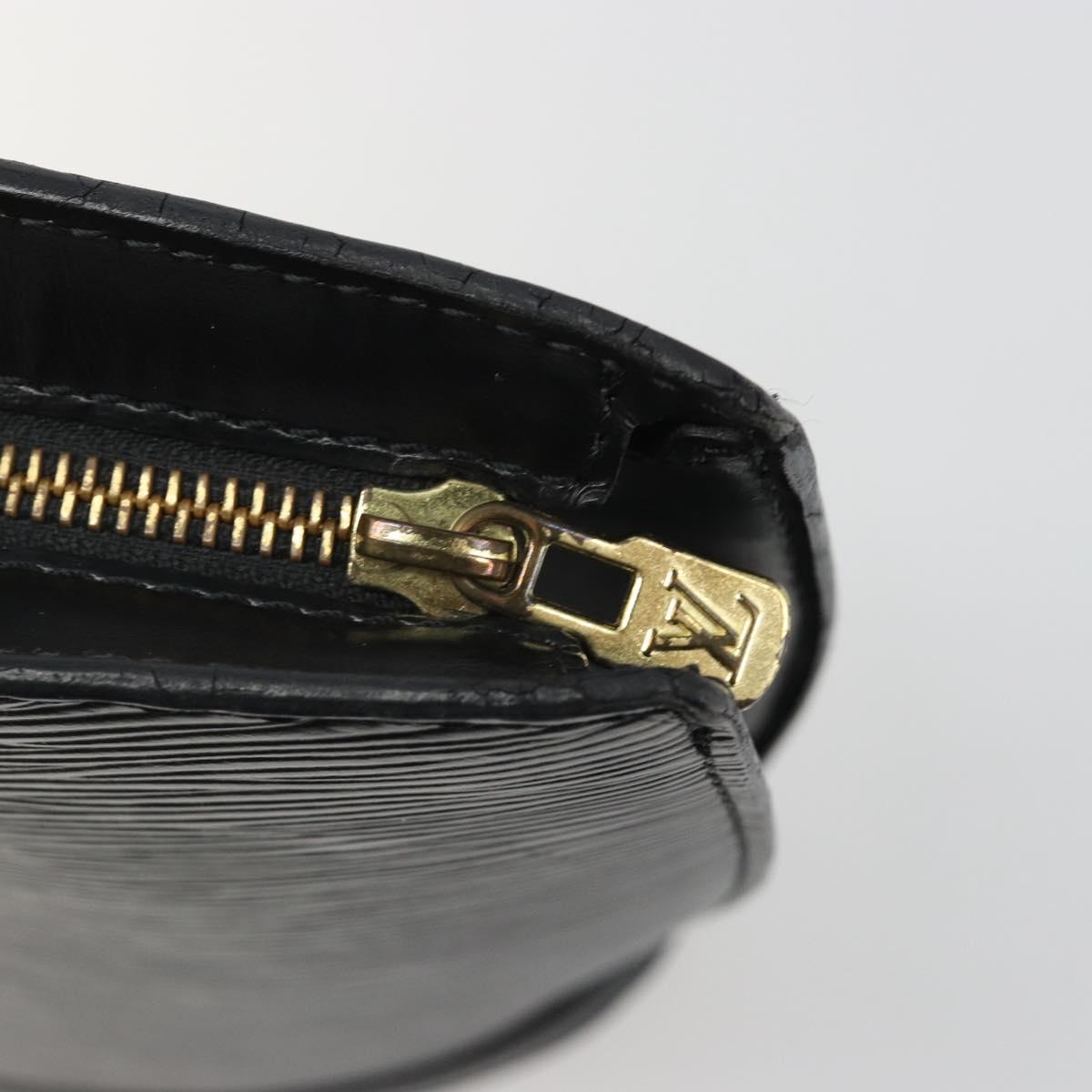 LOUIS VUITTON Epi Saint Jacques Shopping Shoulder Bag Black M52272 Auth 188352