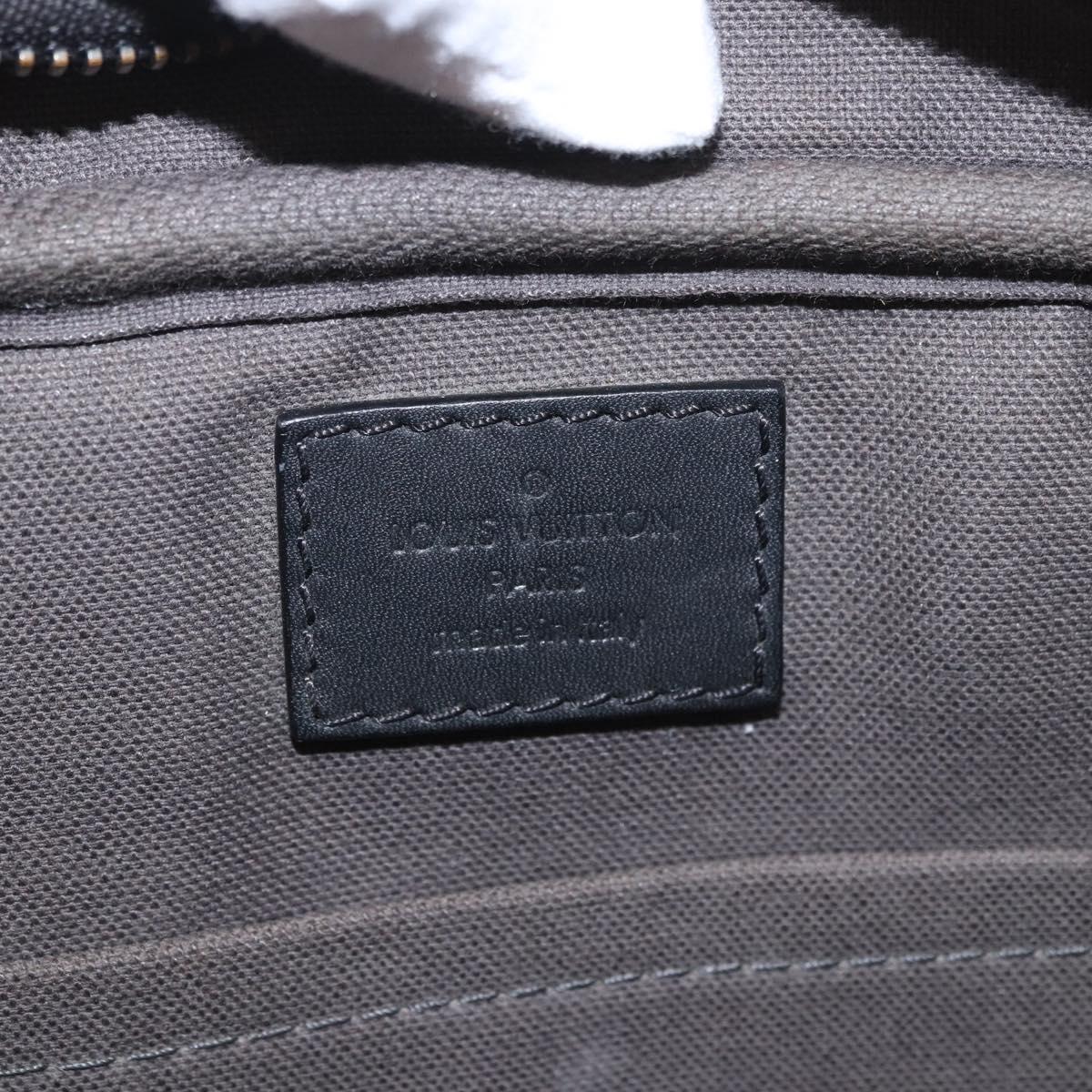 LOUIS VUITTON Damier Anfini Ambreil Shoulder Bag Black Onyx N41288 Auth 188359A