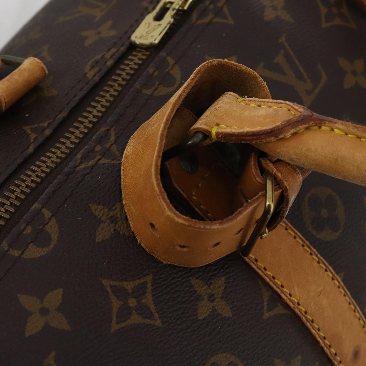 LOUIS VUITTON Monogram Keepall Bandouliere 55 Boston Bag M41414 LV Auth 188360