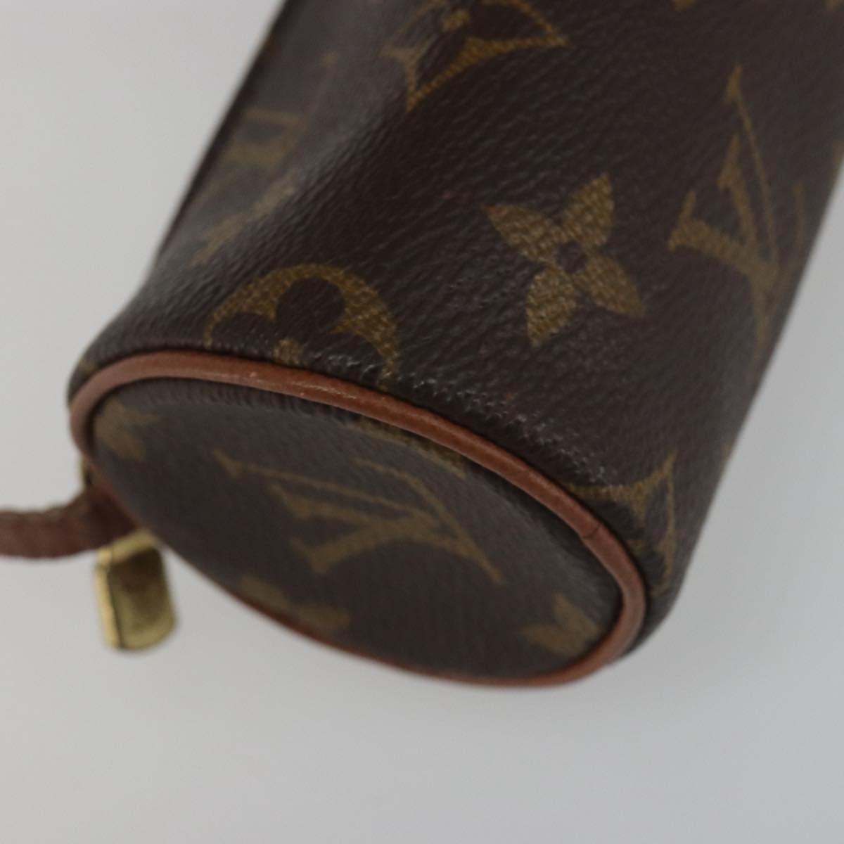 LOUIS VUITTON Monogram Papillon Pouch LV Auth 188361