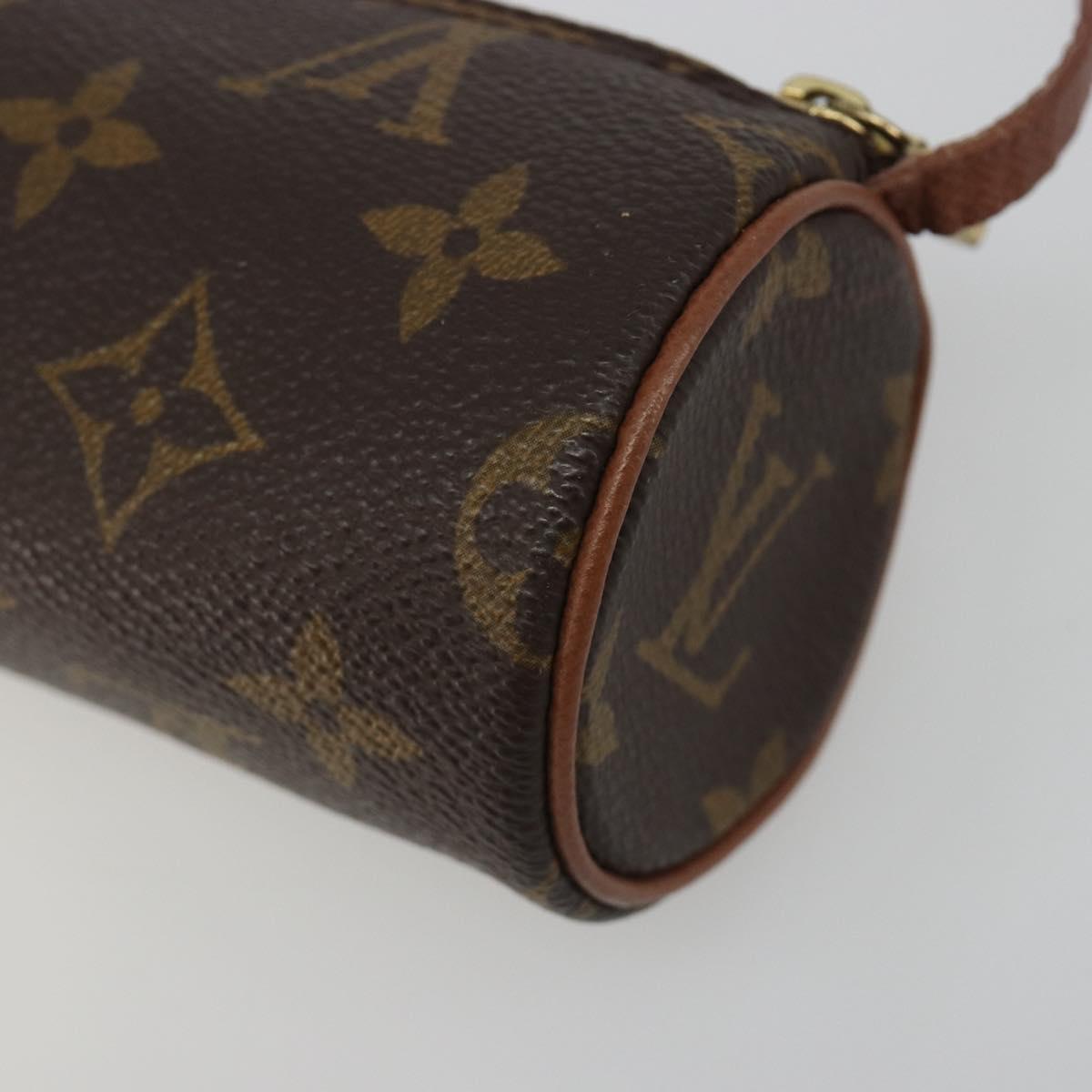 LOUIS VUITTON Monogram Papillon Pouch LV Auth 188361