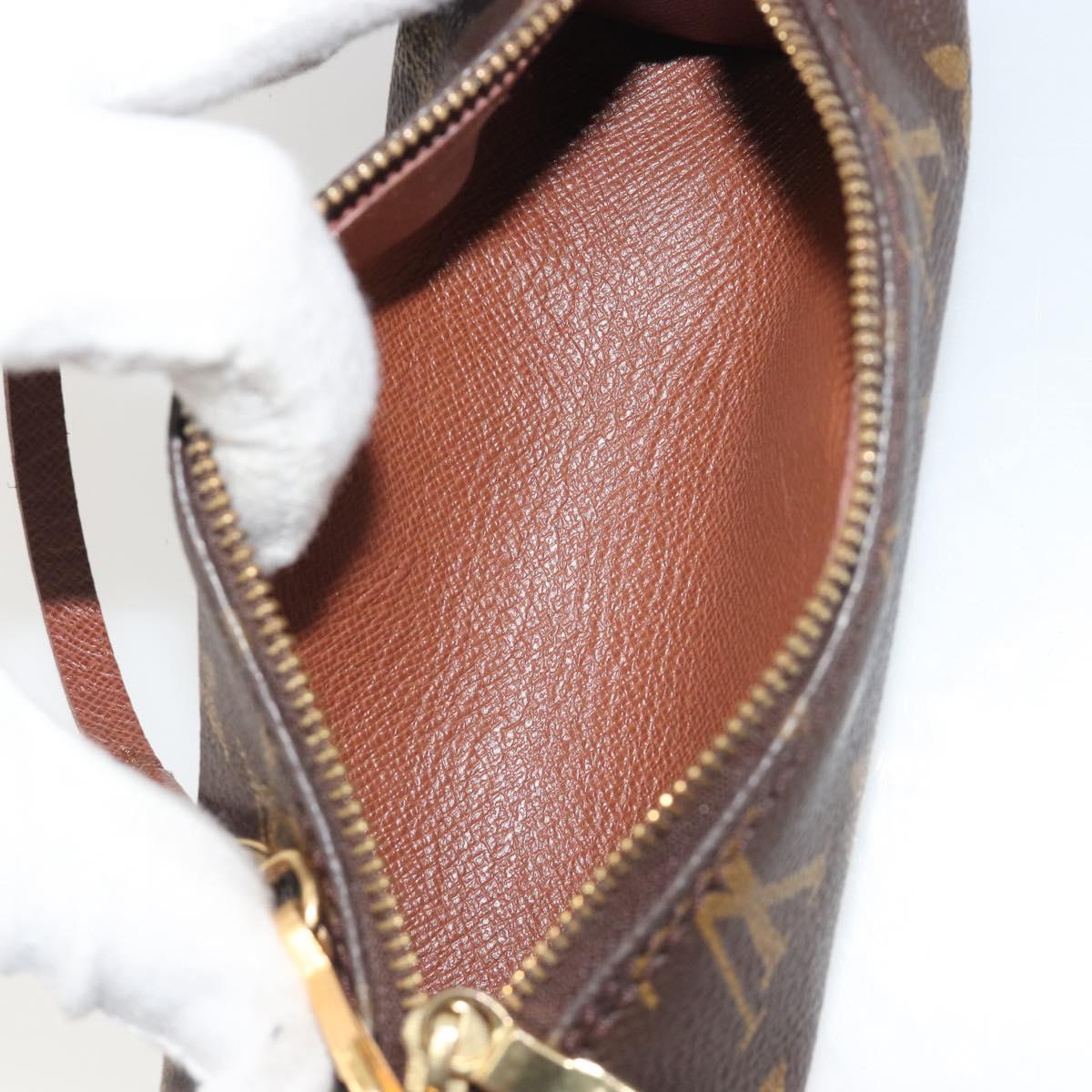 LOUIS VUITTON Monogram Papillon Pouch LV Auth 188361