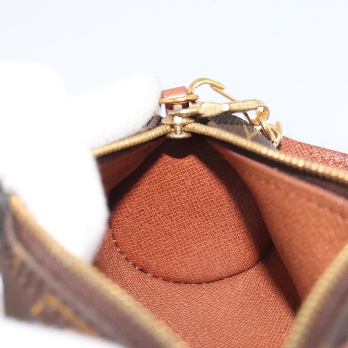 LOUIS VUITTON Monogram Papillon Pouch LV Auth 188361