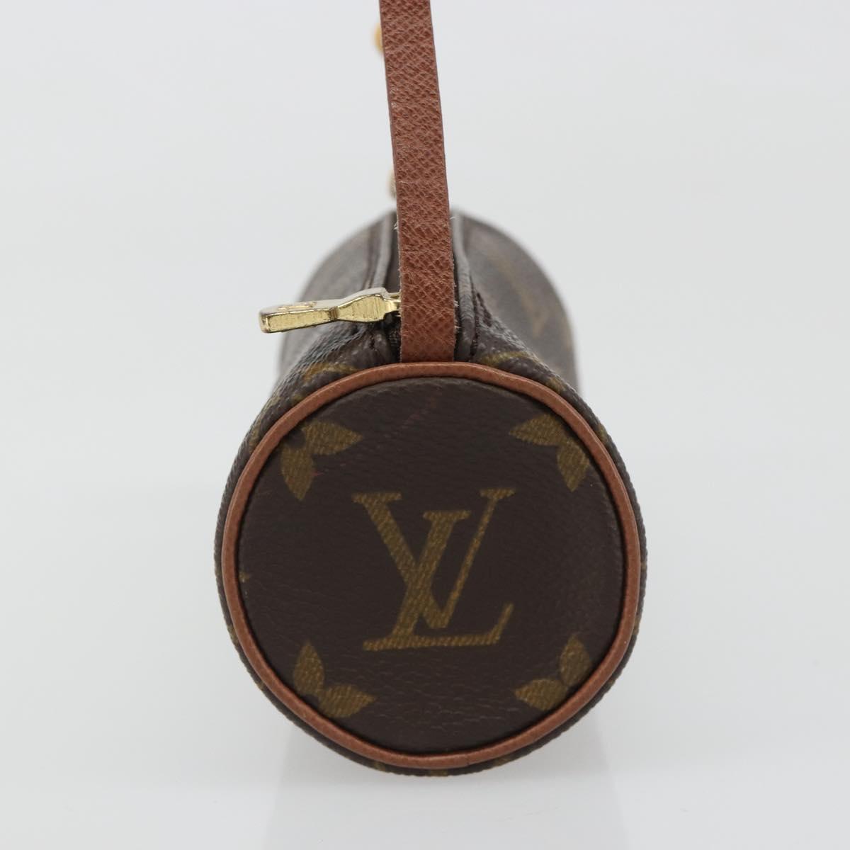 LOUIS VUITTON Monogram Papillon Pouch LV Auth 188361
