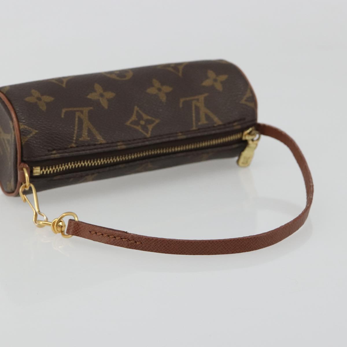 LOUIS VUITTON Monogram Papillon Pouch LV Auth 188361