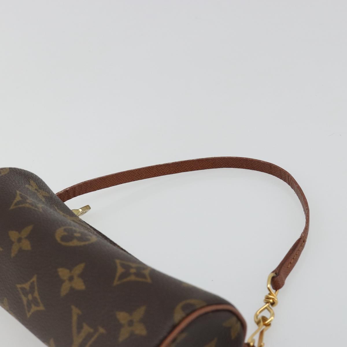 LOUIS VUITTON Monogram Papillon Pouch LV Auth 188361