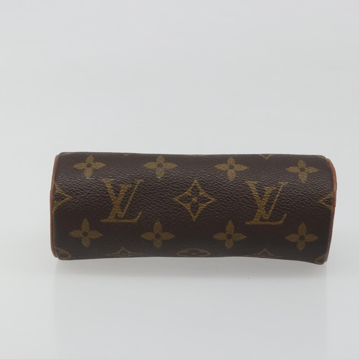 LOUIS VUITTON Monogram Papillon Pouch LV Auth 188361