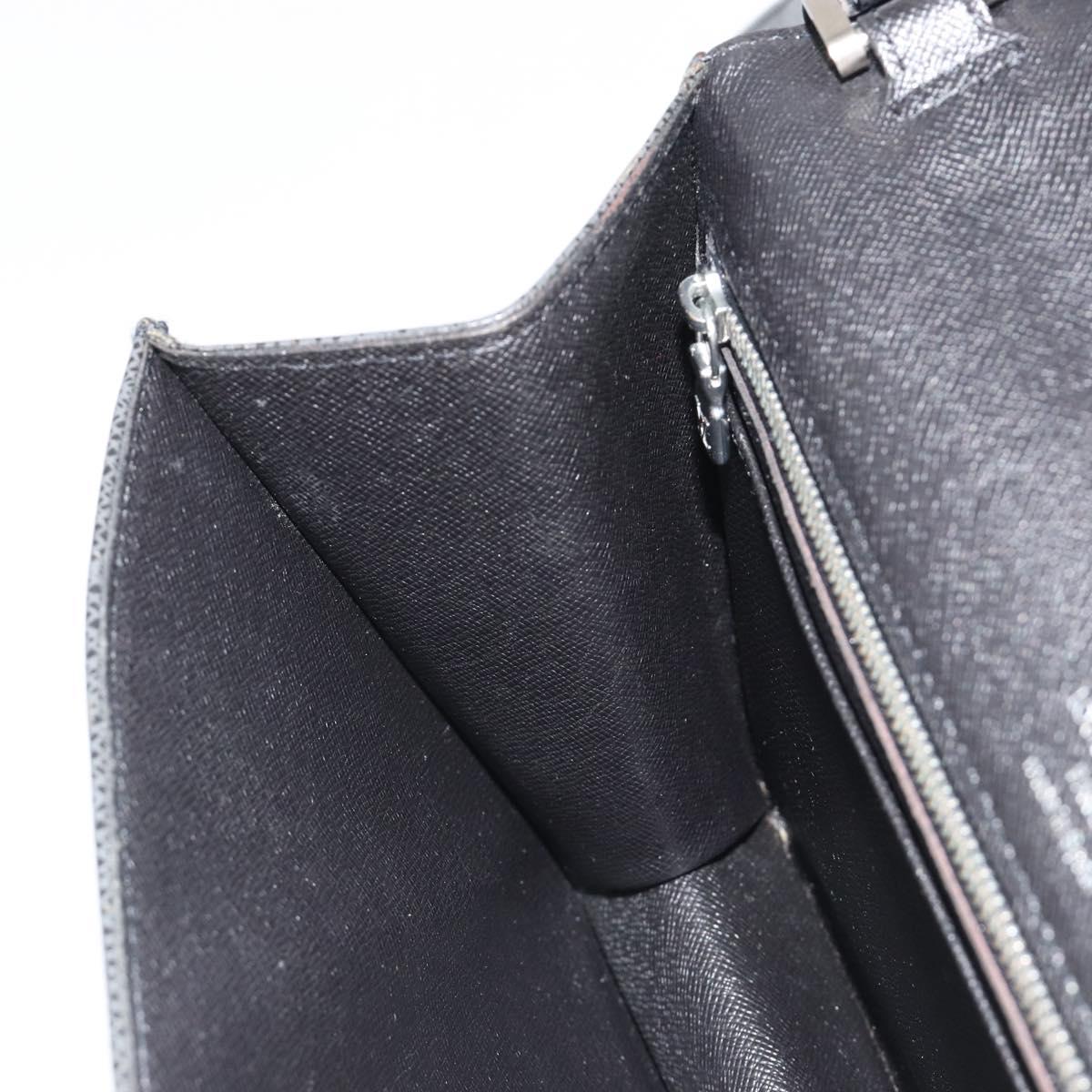 LOUIS VUITTON Taiga Selenga Clutch Bag Ardoise M30782 LV Auth 188362A