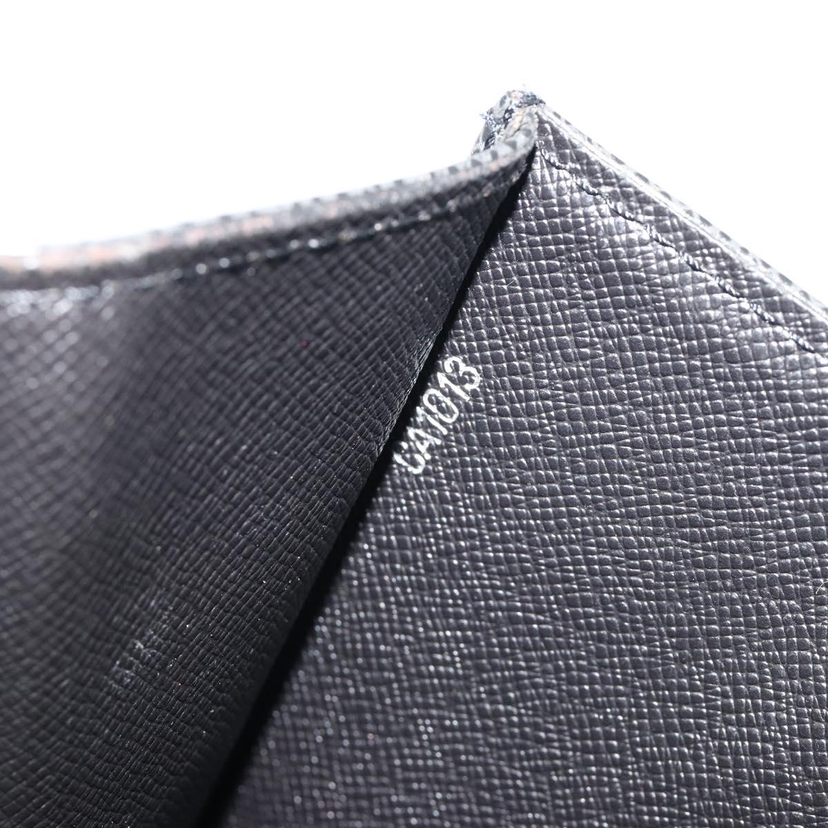 LOUIS VUITTON Taiga Selenga Clutch Bag Ardoise M30782 LV Auth 188362A