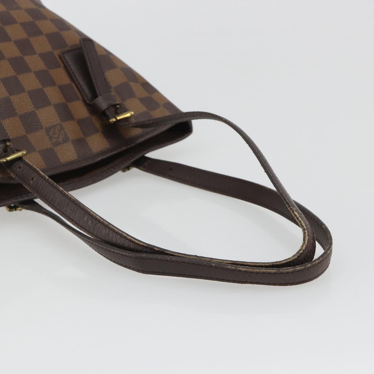 LOUIS VUITTON Damier Ebene Marais Shoulder Bag N42240 LV Auth 188364