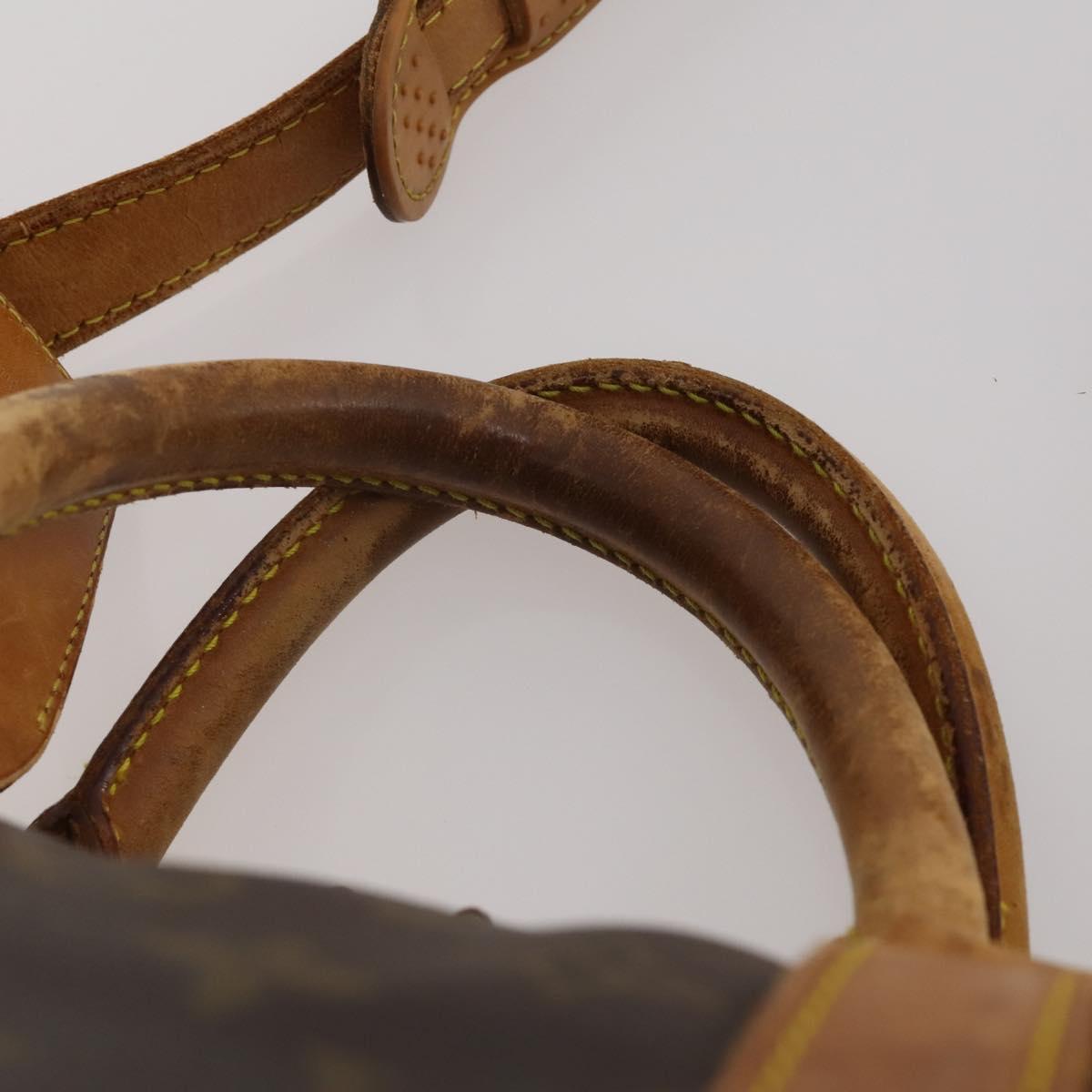 LOUIS VUITTON Monogram Keepall Bandouliere 50 Boston Bag M41416 LV Auth 188369