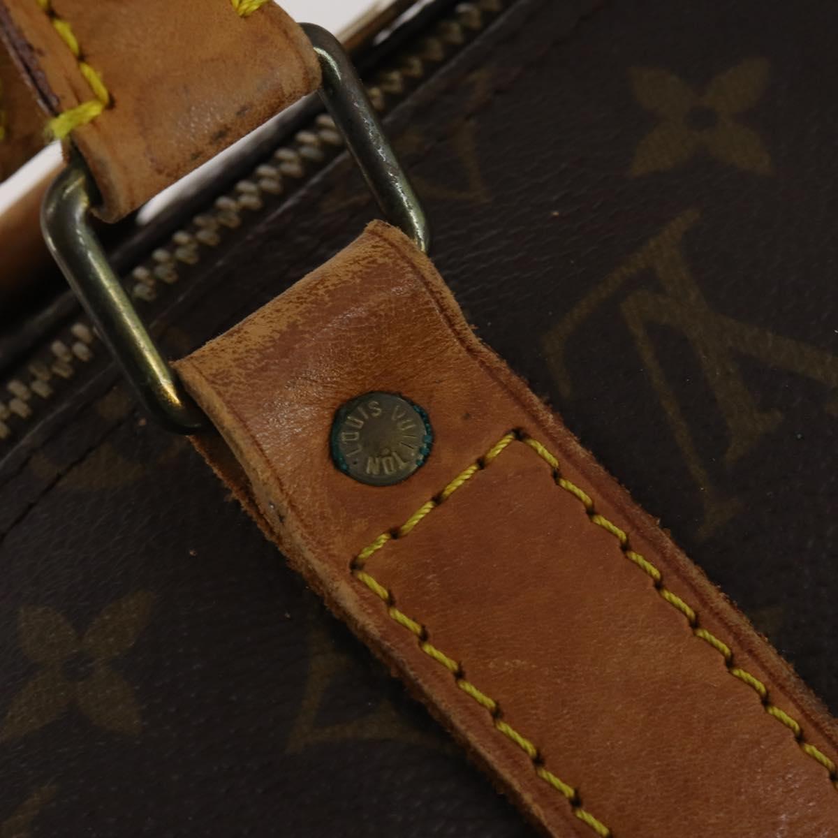 LOUIS VUITTON Monogram Keepall Bandouliere 50 Boston Bag M41416 LV Auth 188369
