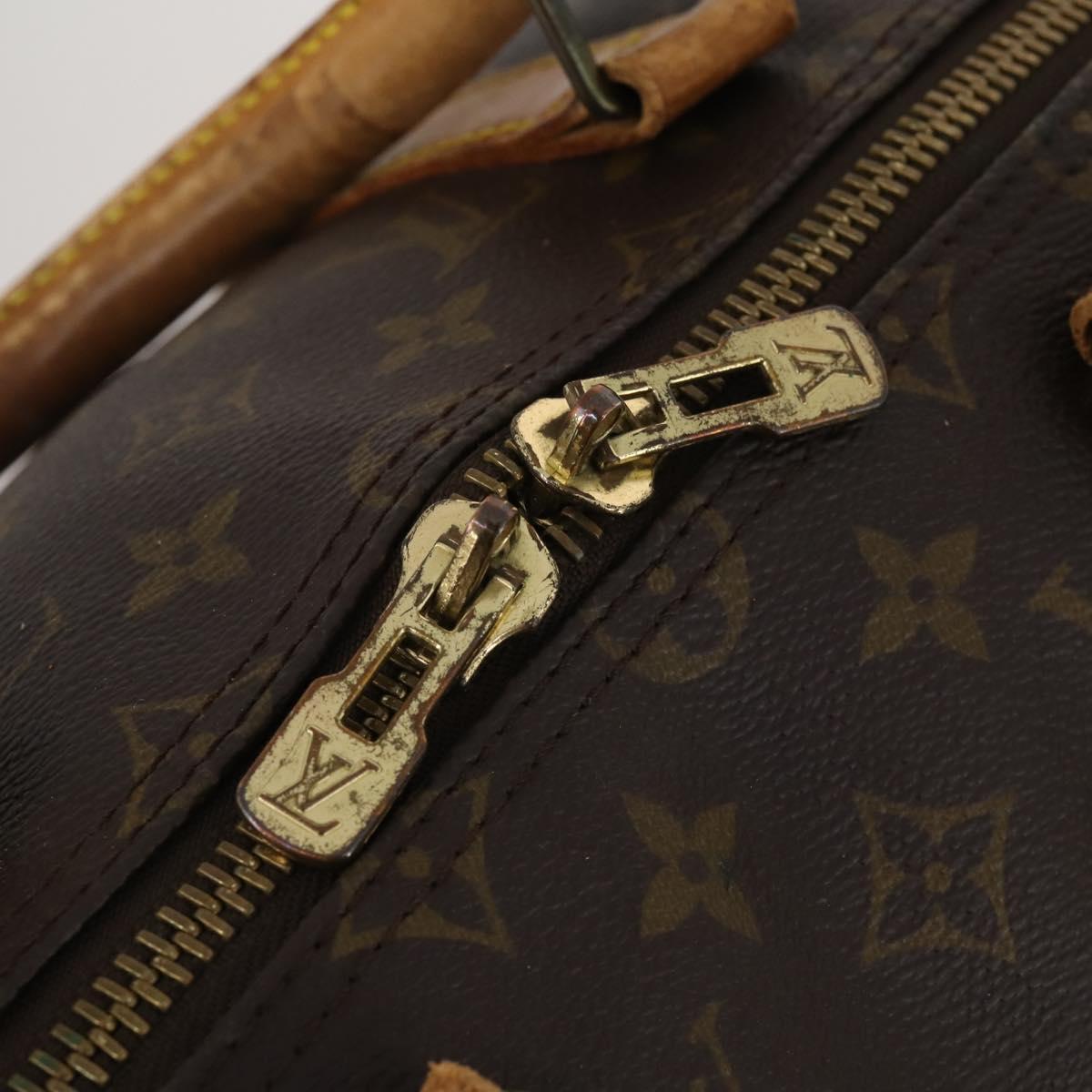 LOUIS VUITTON Monogram Keepall Bandouliere 50 Boston Bag M41416 LV Auth 188369