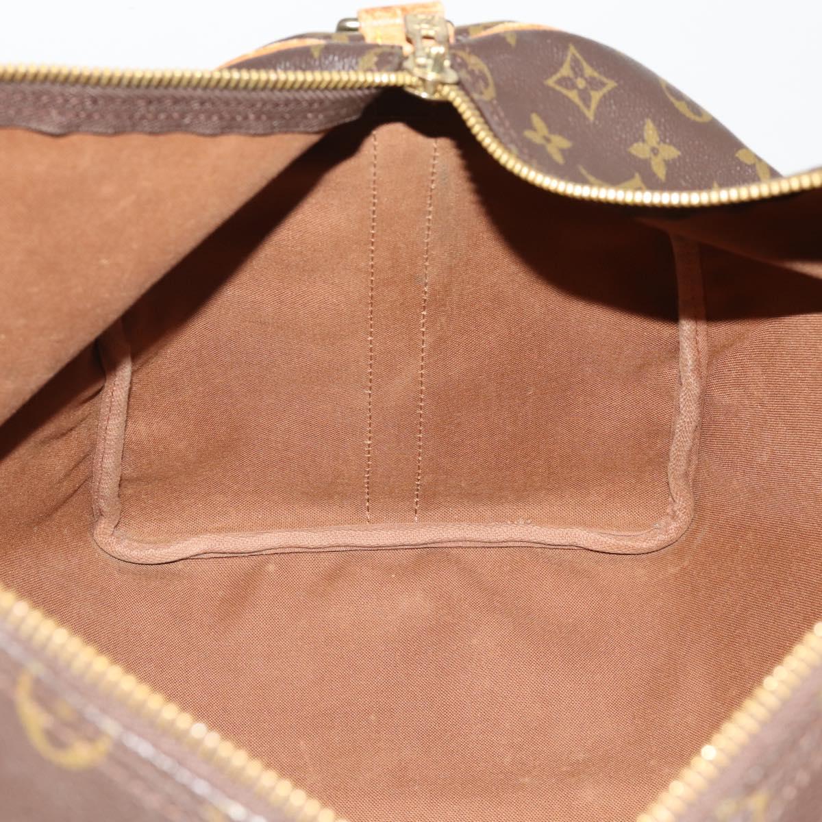 LOUIS VUITTON Monogram Keepall Bandouliere 50 Boston Bag M41416 LV Auth 188369