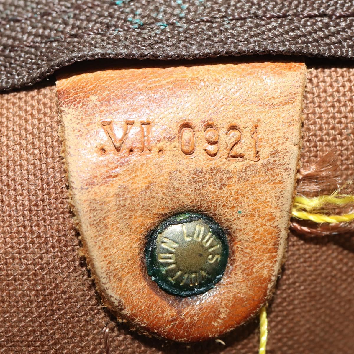 LOUIS VUITTON Monogram Keepall Bandouliere 50 Boston Bag M41416 LV Auth 188369