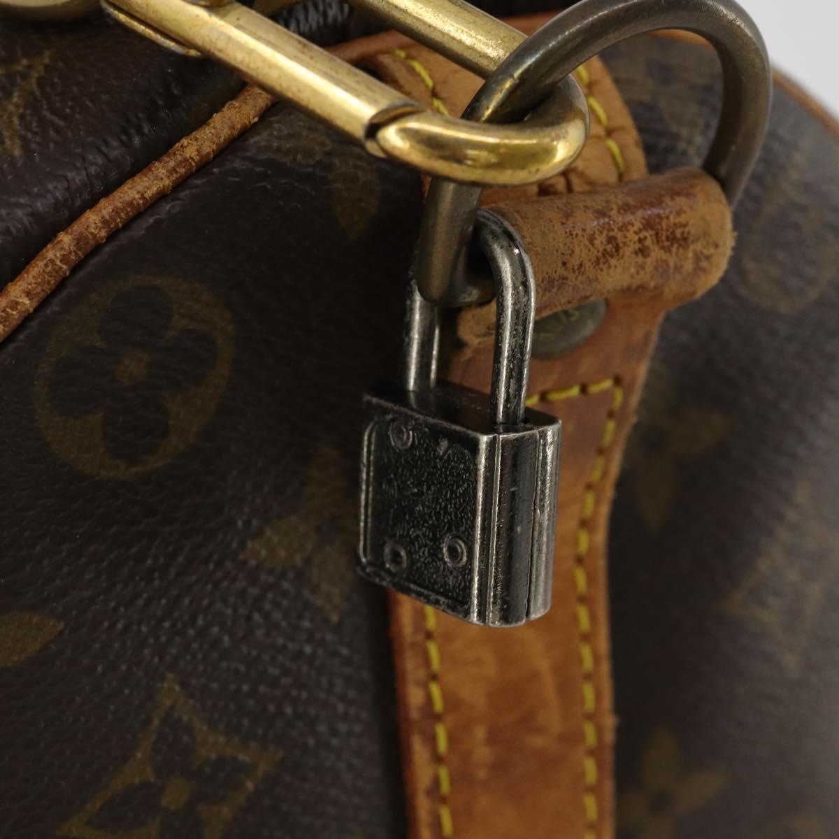 LOUIS VUITTON Monogram Keepall Bandouliere 50 Boston Bag M41416 LV Auth 188369