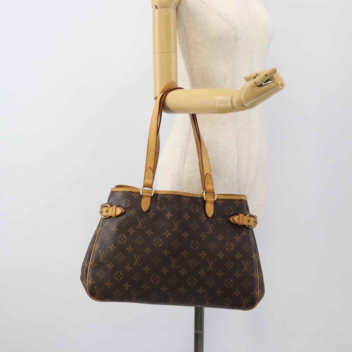LOUIS VUITTON Monogram Batignolles Horizontal Tote Bag M51154 LV Auth 188370