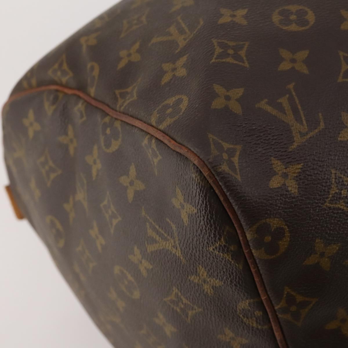 LOUIS VUITTON Monogram Keepall 55 Boston Bag M41424 LV Auth 188372A