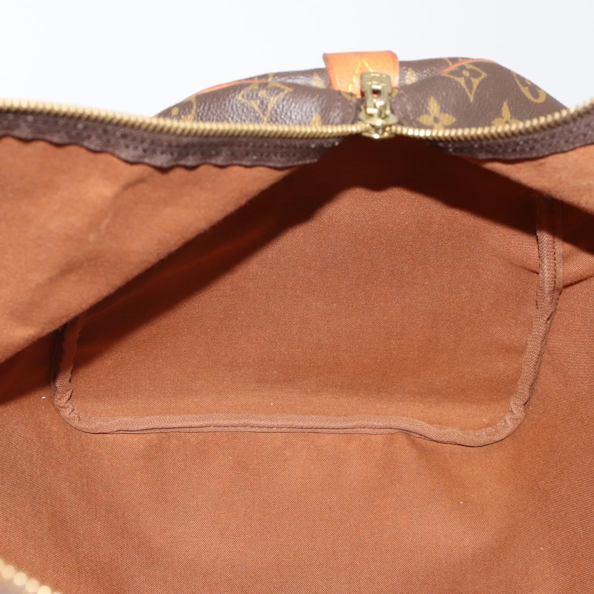LOUIS VUITTON Monogram Keepall 55 Boston Bag M41424 LV Auth 188372A