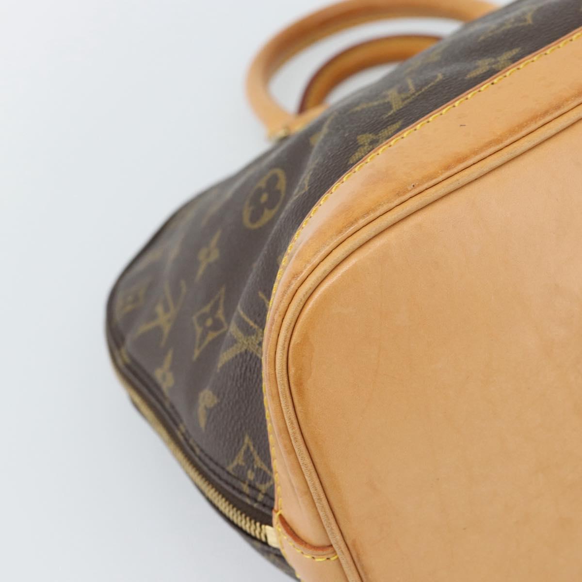 LOUIS VUITTON Monogram Alma Hand Bag M51130 LV Auth 188374