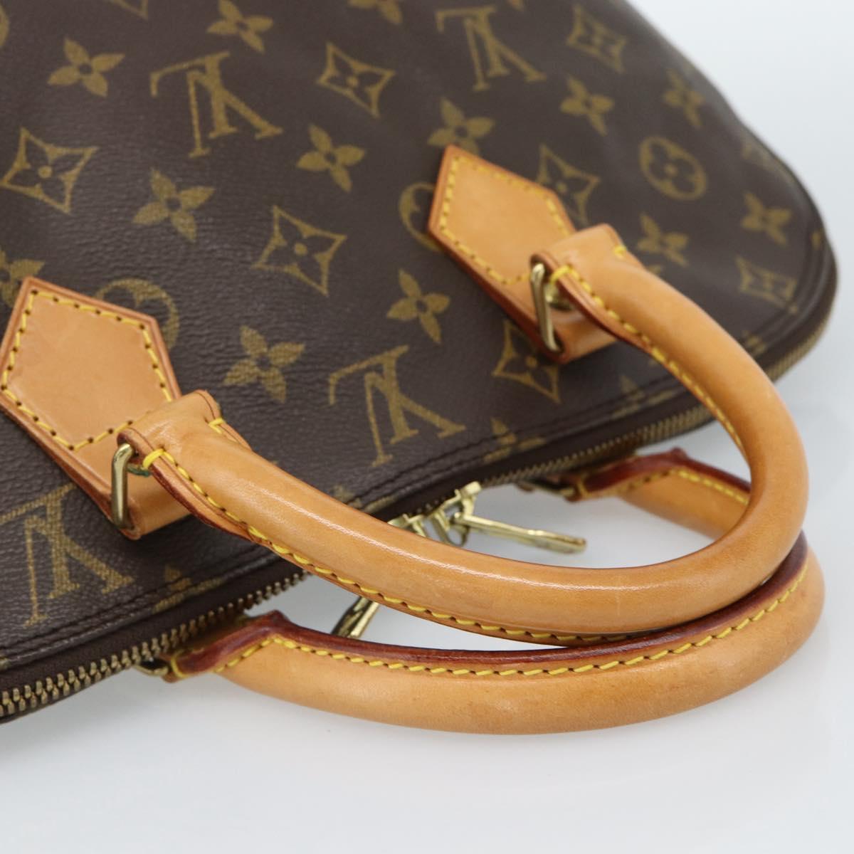 LOUIS VUITTON Monogram Alma Hand Bag M51130 LV Auth 188374