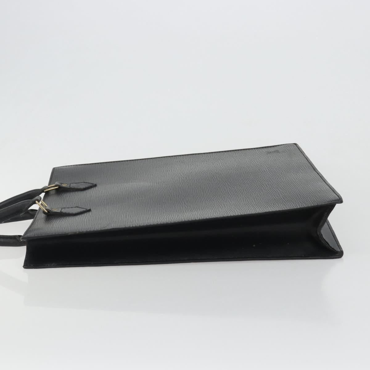 LOUIS VUITTON Epi Sac Plat Hand Bag Black M59082 LV Auth 188379