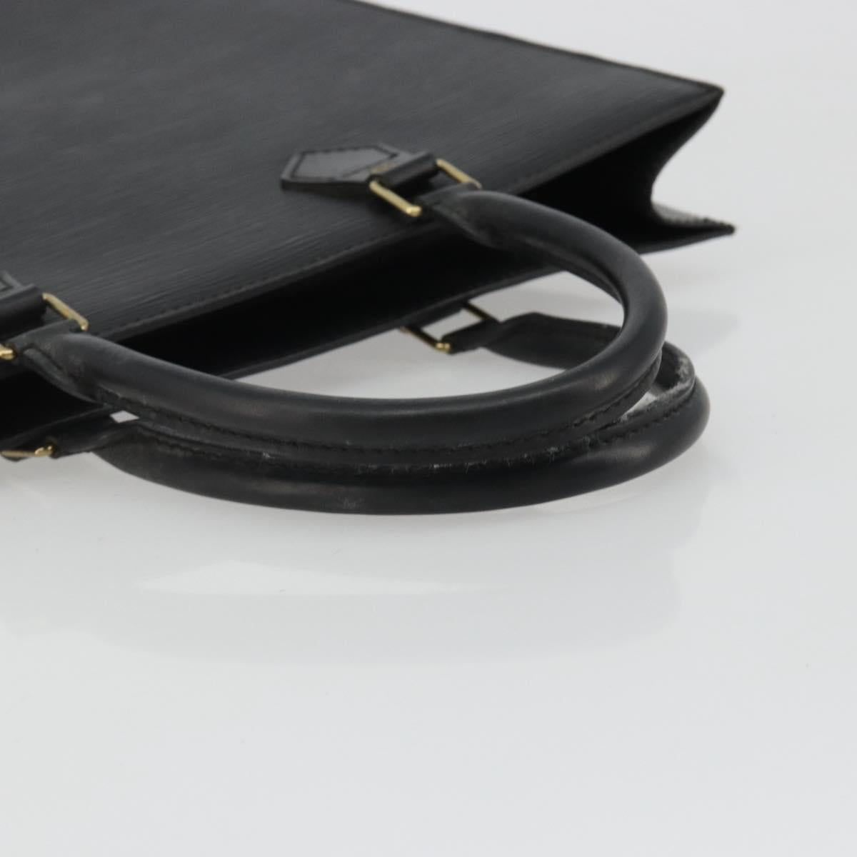 LOUIS VUITTON Epi Sac Plat Hand Bag Black M59082 LV Auth 188379