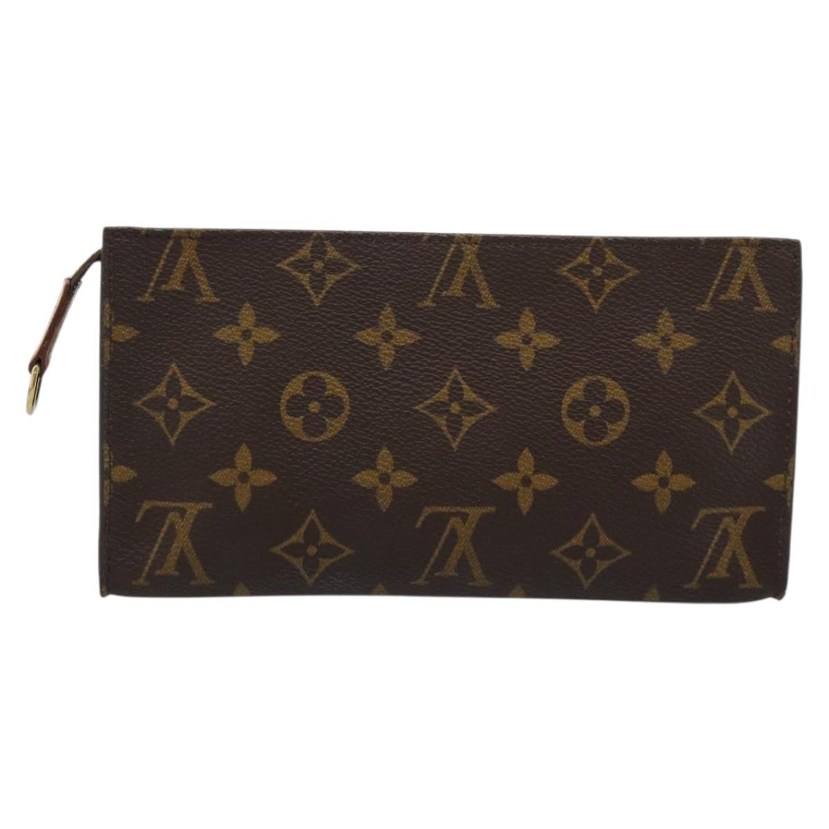 LOUIS VUITTON Monogram Bucket GM Accessory Pouch LV Auth 188381