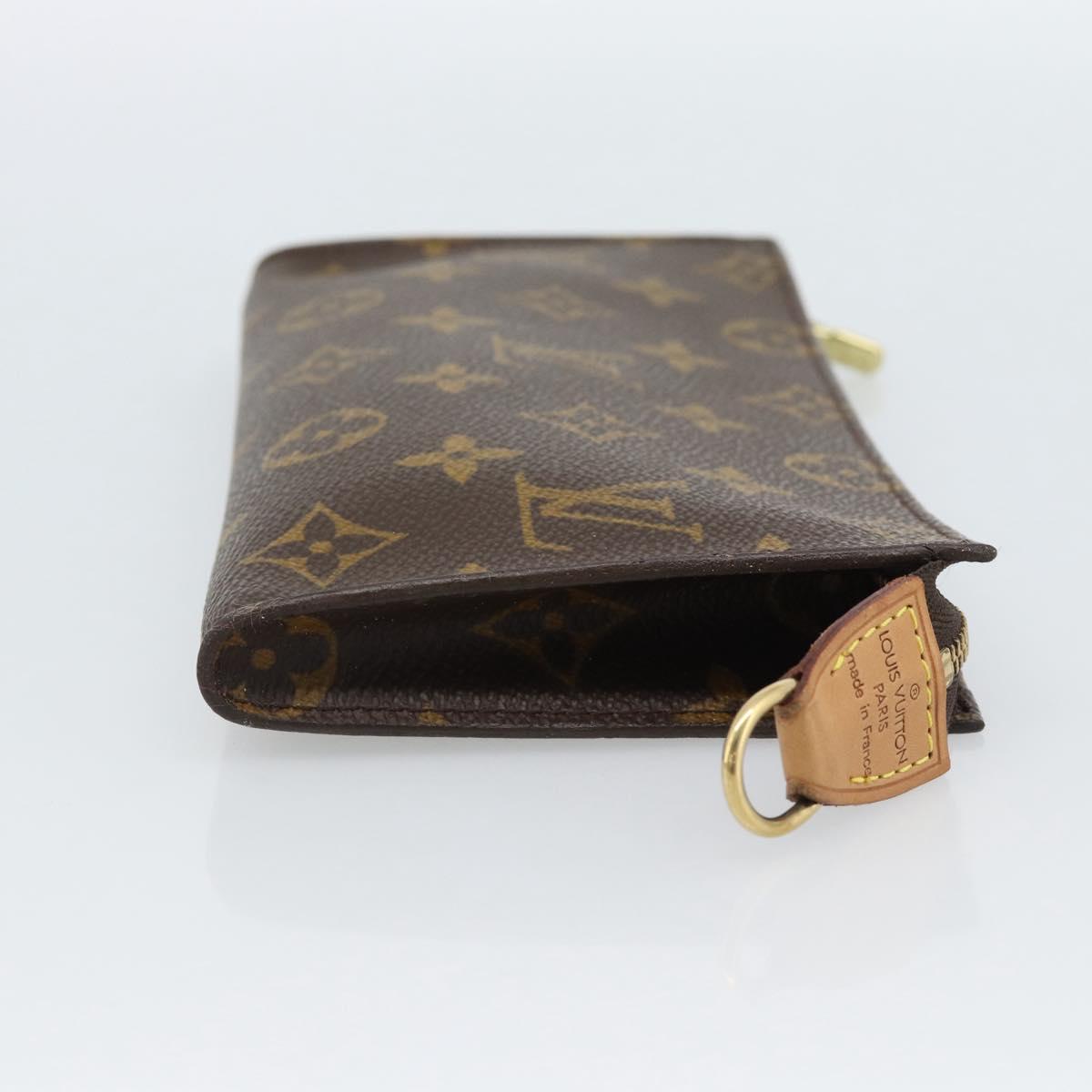 LOUIS VUITTON Monogram Bucket GM Accessory Pouch LV Auth 188381