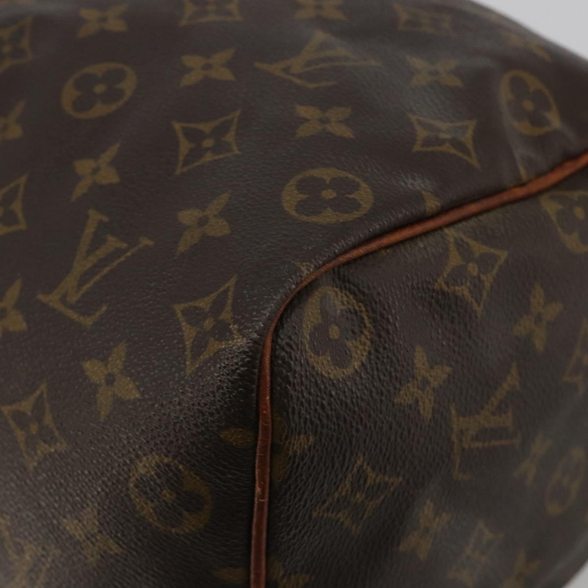 LOUIS VUITTON Monogram Speedy 35 Hand Bag M41524 LV Auth 188396A