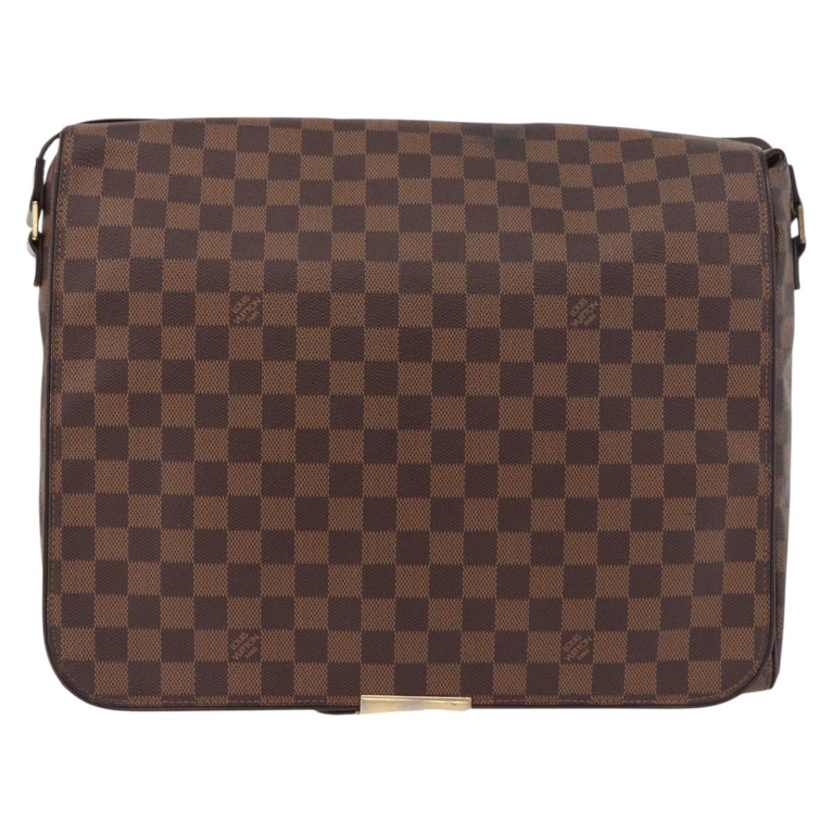 LOUIS VUITTON Damier Ebene Bastille Shoulder Bag N45258 LV Auth 188400