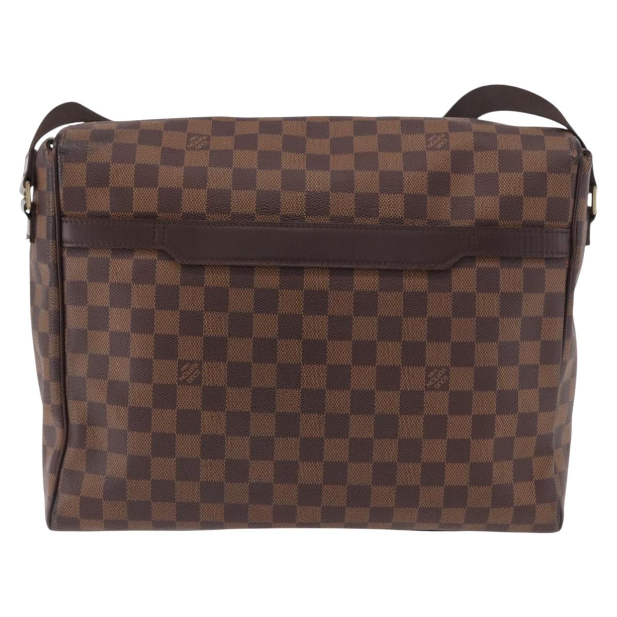 LOUIS VUITTON Damier Ebene Bastille Shoulder Bag N45258 LV Auth 188400