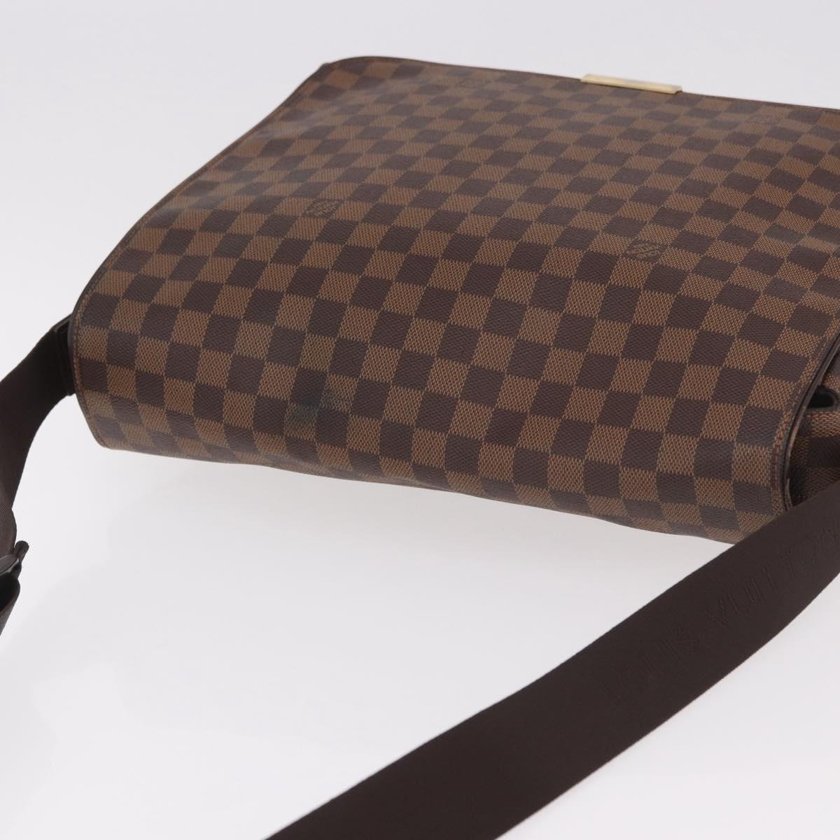 LOUIS VUITTON Damier Ebene Bastille Shoulder Bag N45258 LV Auth 188400
